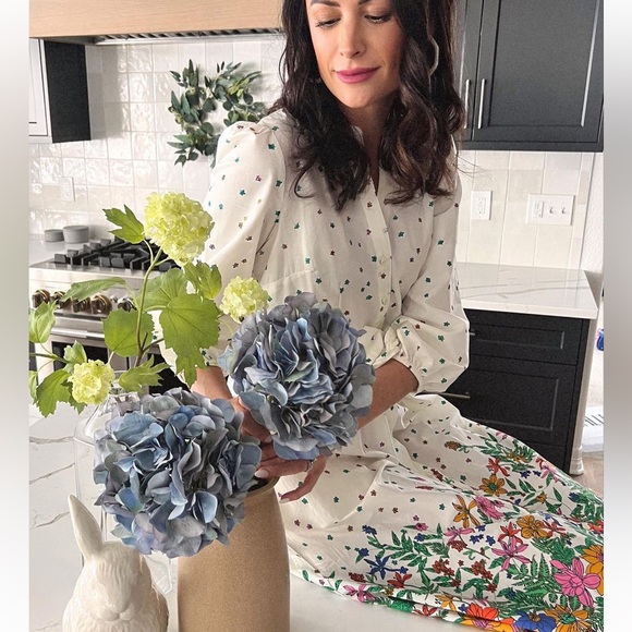 POPLIN SHIRTDRESS - BLISSFUL FLORAL - Picture 4 of 5